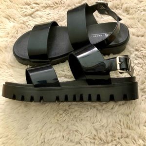 ASOS chunky jelly sandals
